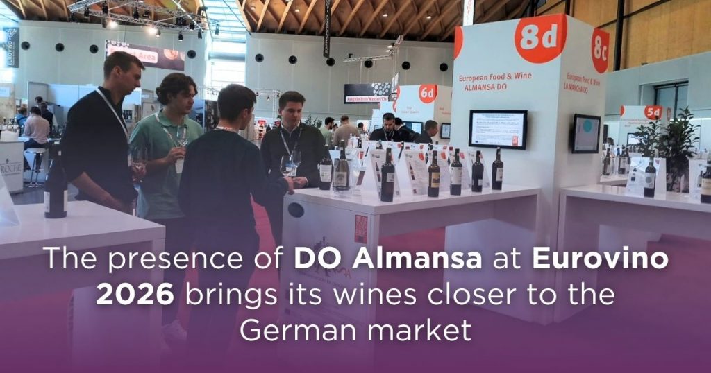 The presence of DO Almansa at Eurovino 2026 brings it wines closer to the German Market