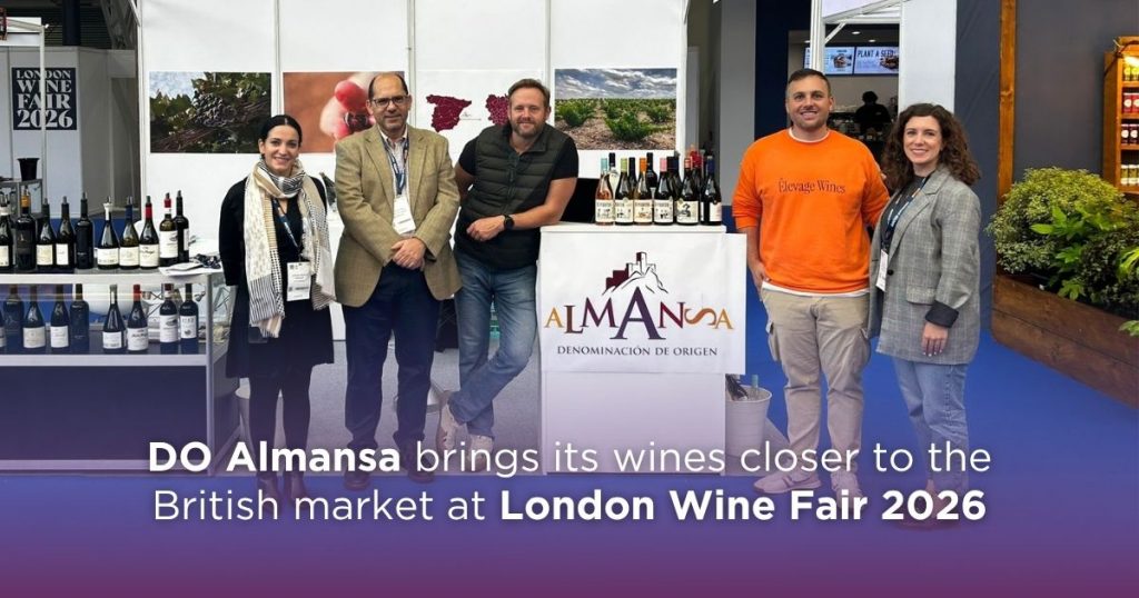 DO Almansa brings its wines closer to the British market at London Wine Fair 2026